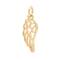 12 Pack: 14K Gold Plated Wing Charm by Bead Landing™